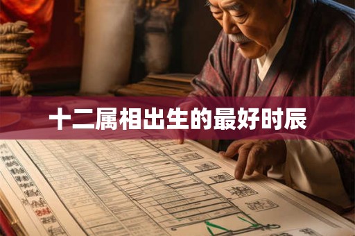 十二属相出生的最好时辰