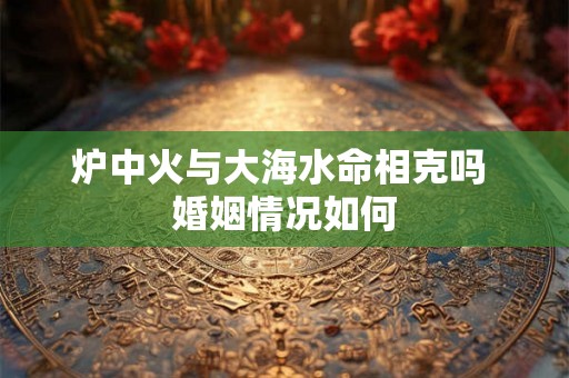 炉中火与大海水命相克吗 婚姻情况如何