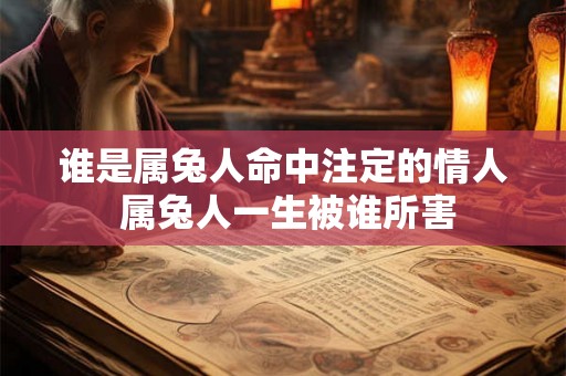 谁是属兔人命中注定的情人 属兔人一生被谁所害