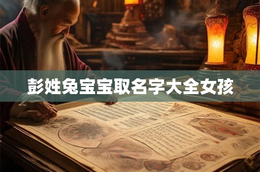彭姓兔宝宝取名字大全女孩 彭姓兔宝宝取名字大全女孩