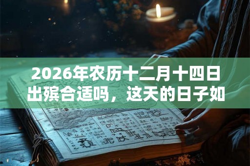 2026年农历十二月十四日出殡合适吗，这天的日子如何？