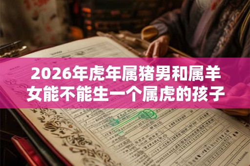 2026年虎年属猪男和属羊女能不能生一个属虎的孩子？