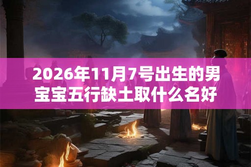 2026年11月7号出生的男宝宝五行缺土取什么名好 2026年11月7号出生的男宝宝五行缺土取什么名好