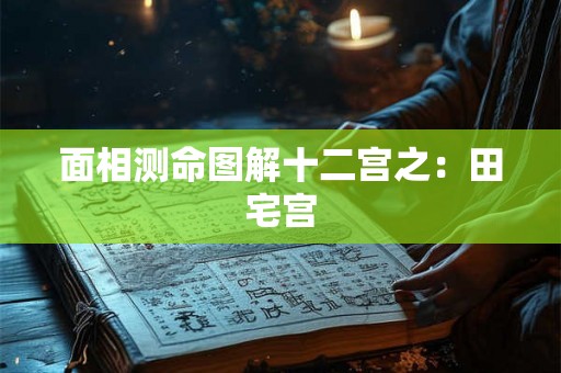 面相测命图解十二宫之：田宅宫