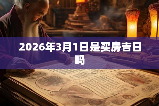 2026年3月1日是买房吉日吗