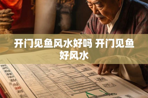 开门见鱼风水好吗 开门见鱼好风水