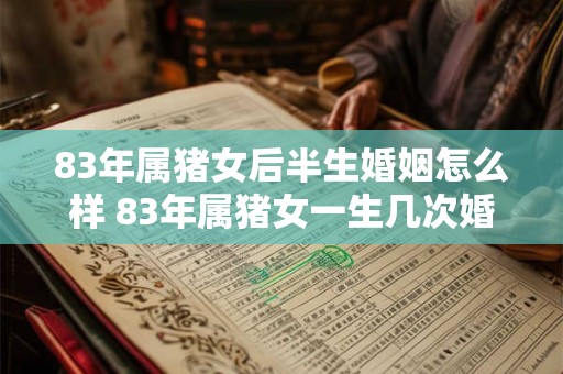 83年属猪女后半生婚姻怎么样 83年属猪女一生几次婚姻 83年属猪女后半生婚姻怎么样 83年属猪女一生几次婚姻
