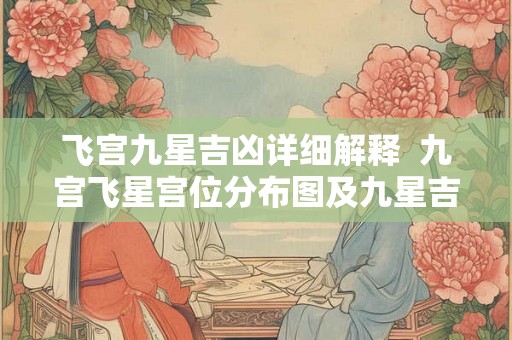 飞宫九星吉凶详细解释  九宫飞星宫位分布图及九星吉凶