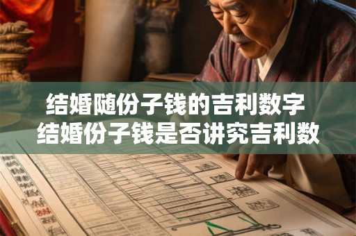 结婚随份子钱的吉利数字 结婚份子钱是否讲究吉利数字