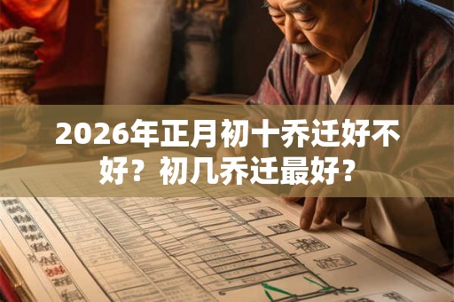 2026年正月初十乔迁好不好?初几乔迁最好? 2026年正月初十乔迁好不好?初几乔迁最好?