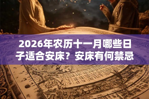 2026年农历十一月哪些日子适合安床？安床有何禁忌？