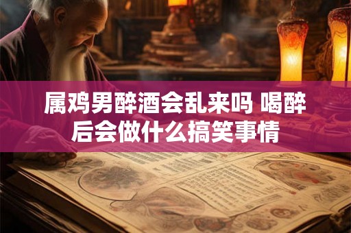 属鸡男醉酒会乱来吗 喝醉后会做什么搞笑事情