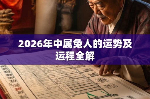 2026年中属兔人的运势及运程全解