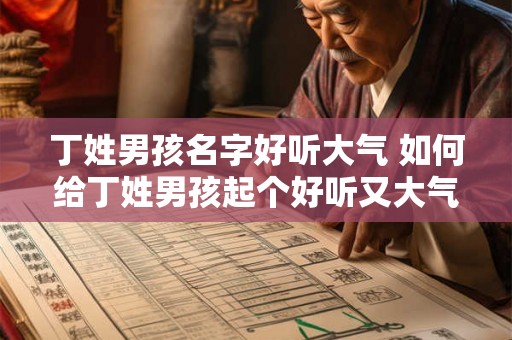 丁姓男孩名字好听大气 如何给丁姓男孩起个好听又大气的名字