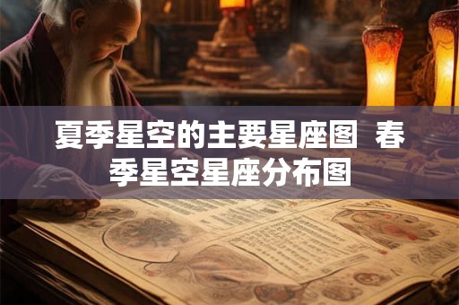 夏季星空的主要星座图  春季星空星座分布图