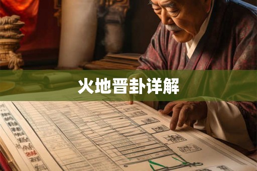 火地晋卦详解