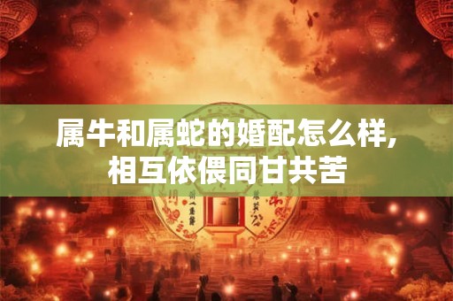 属牛和属蛇的婚配怎么样,相互依偎同甘共苦