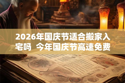 2026年国庆节适合搬家入宅吗  今年国庆节高速免费的时间