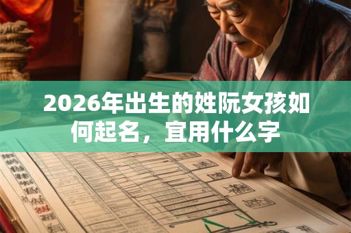 2026年出生的姓阮女孩如何起名，宜用什么字
