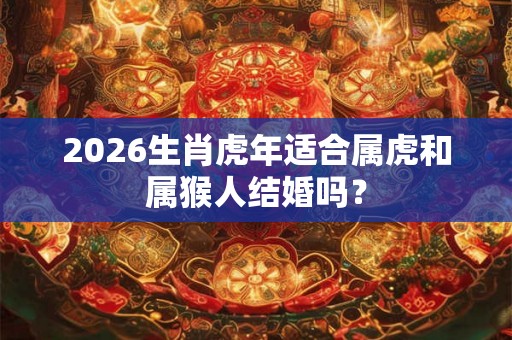 2026生肖虎年适合属虎和属猴人结婚吗? 2026生肖虎年适合属虎和属猴人结婚吗?