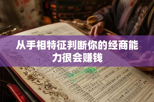 从手相特征判断你的经商能力很会赚钱 从手相特征判断你的经商能力很会赚钱