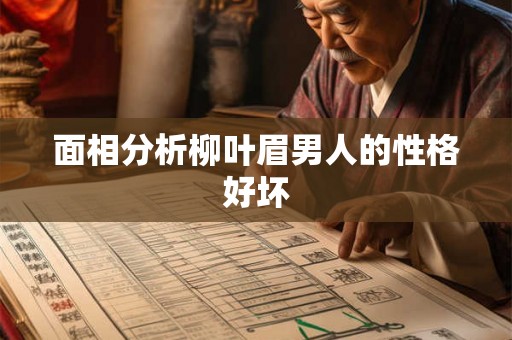 面相分析柳叶眉男人的性格好坏 面相分析柳叶眉男人的性格好坏