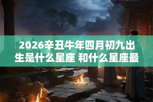 2026辛丑牛年四月初九出生是什么星座 和什么星座最配