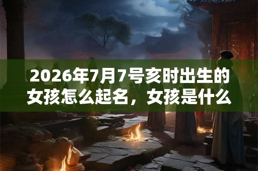 2026年7月7号亥时出生的女孩怎么起名,女孩是什么? 2026年7月7号亥时出生的女孩怎么起名,女孩是什么?