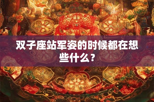 双子座站军姿的时候都在想些什么？