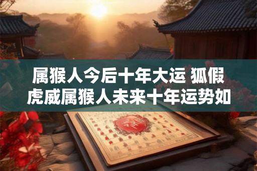 属猴人今后十年大运 狐假虎威属猴人未来十年运势如何 属猴人今后十年大运 狐假虎威属猴人未来十年运势如何