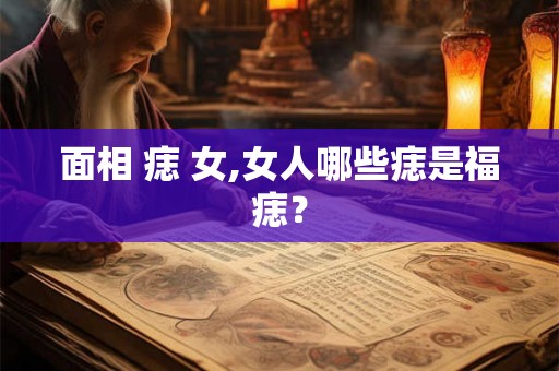 面相 痣 女,女人哪些痣是福痣？