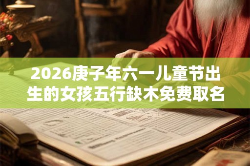 2026庚子年六一儿童节出生的女孩五行缺木免费取名