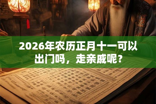 2026年农历正月十一可以出门吗,走亲戚呢? 2026年农历正月十一可以出门吗,走亲戚呢?