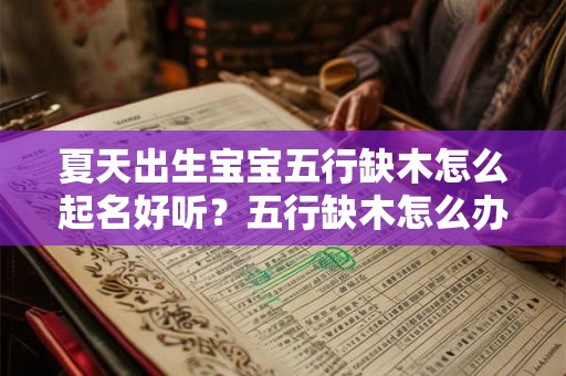 夏天出生宝宝五行缺木怎么起名好听？五行缺木怎么办？