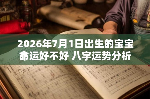 2026年7月1日出生的宝宝命运好不好 八字运势分析