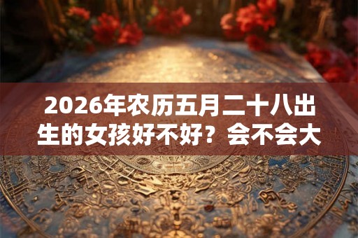 2026年农历五月二十八出生的女孩好不好？会不会大富大贵？