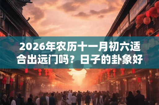 2026年农历十一月初六适合出远门吗？日子的卦象好不好？