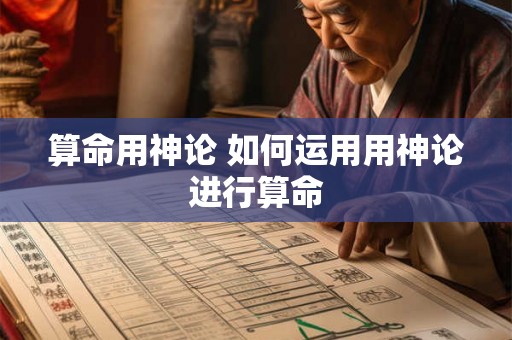 算命用神论 如何运用用神论进行算命 算命用神论 如何运用用神论进行算命