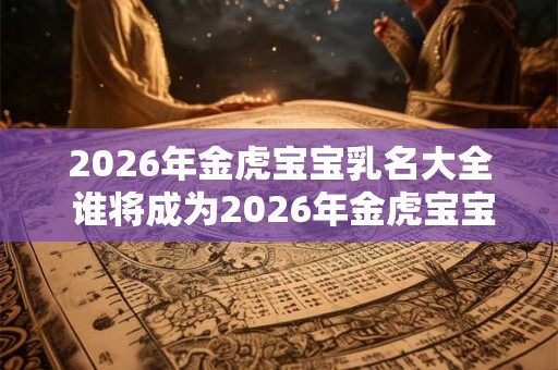 2026年金虎宝宝乳名大全 谁将成为2026年金虎宝宝的奶粉品牌代表