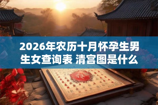 2026年农历十月怀孕生男生女查询表 清宫图是什么 2026年农历十月怀孕生男生女查询表 清宫图是什么