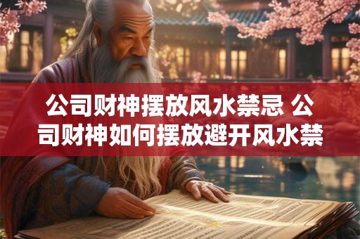 公司财神摆放风水禁忌 公司财神如何摆放避开风水禁忌