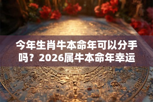 今年生肖牛本命年可以分手吗？2026属牛本命年幸运色