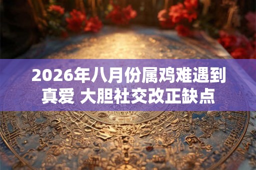 2026年八月份属鸡难遇到真爱 大胆社交改正缺点 2026年八月份属鸡难遇到真爱 大胆社交改正缺点