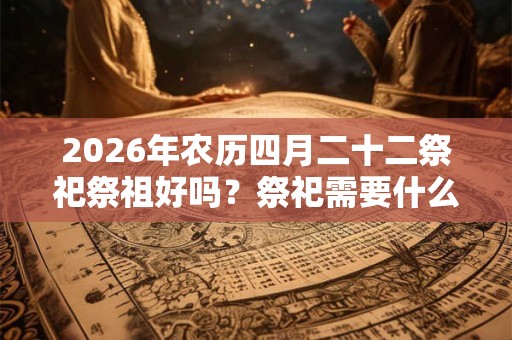 2026年农历四月二十二祭祀祭祖好吗？祭祀需要什么准备？