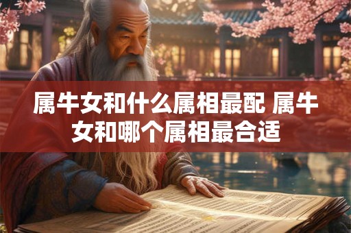属牛女和什么属相最配 属牛女和哪个属相最合适