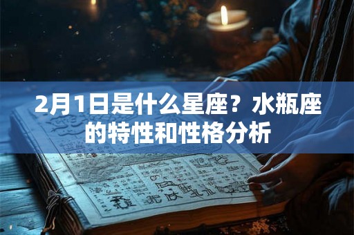 2月1日是什么星座?水瓶座的特性和性格分析 2月1日是什么星座?水瓶座的特性和性格分析