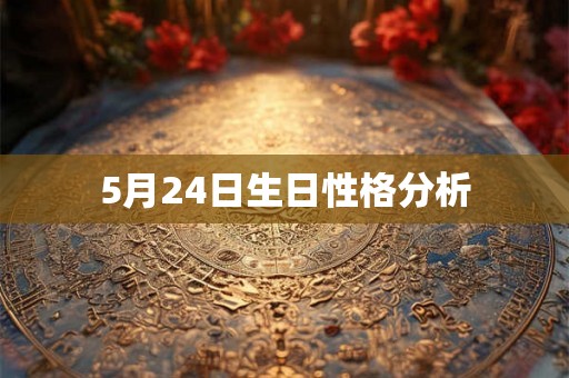 5月24日生日性格分析