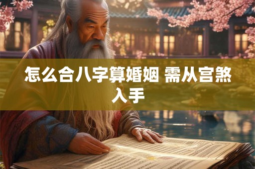 怎么合八字算婚姻 需从宫煞入手