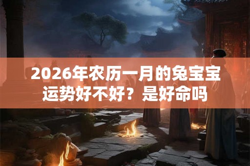 2026年农历一月的兔宝宝运势好不好?是好命吗 2026年农历一月的兔宝宝运势好不好?是好命吗