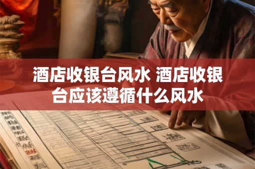 酒店收银台风水 酒店收银台应该遵循什么风水